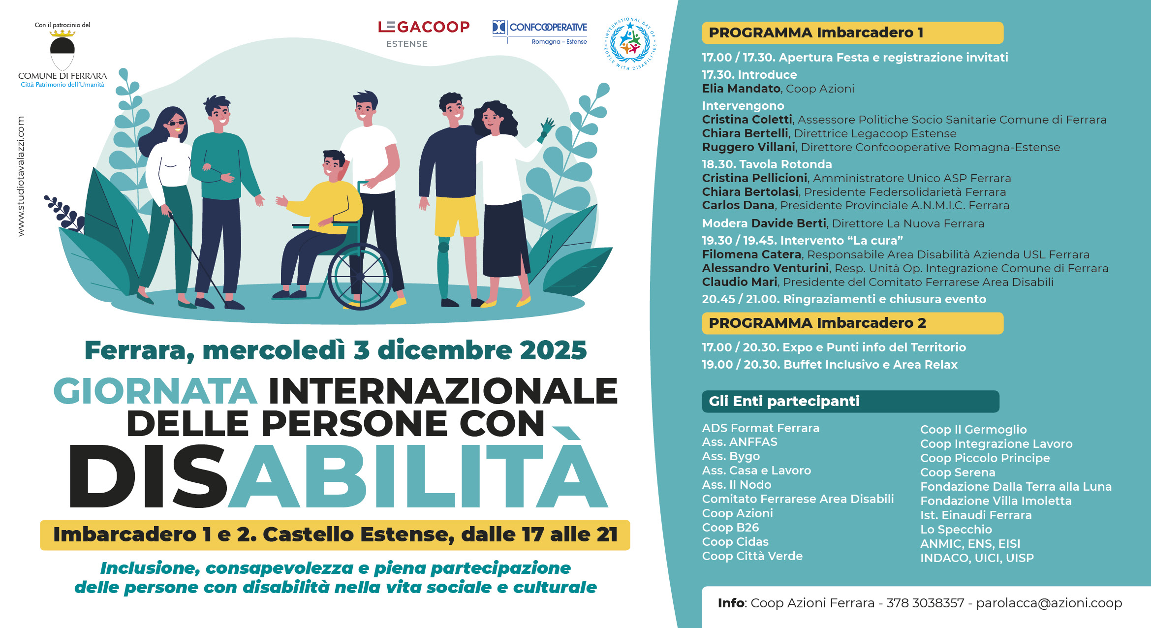 Banner giornata mondiale delle persone con disabilità